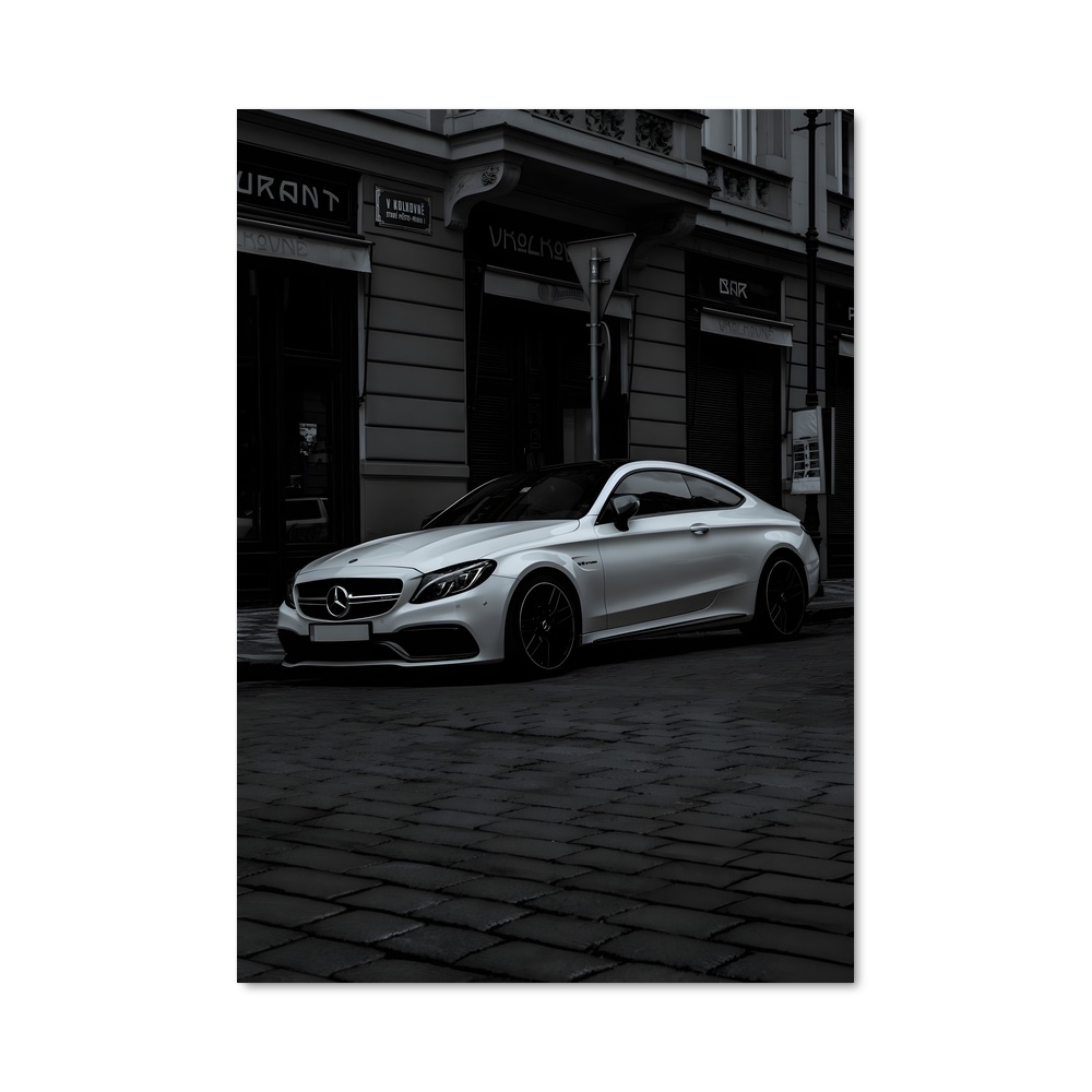Poster C63 Urban Elegance – affiche Mercedes